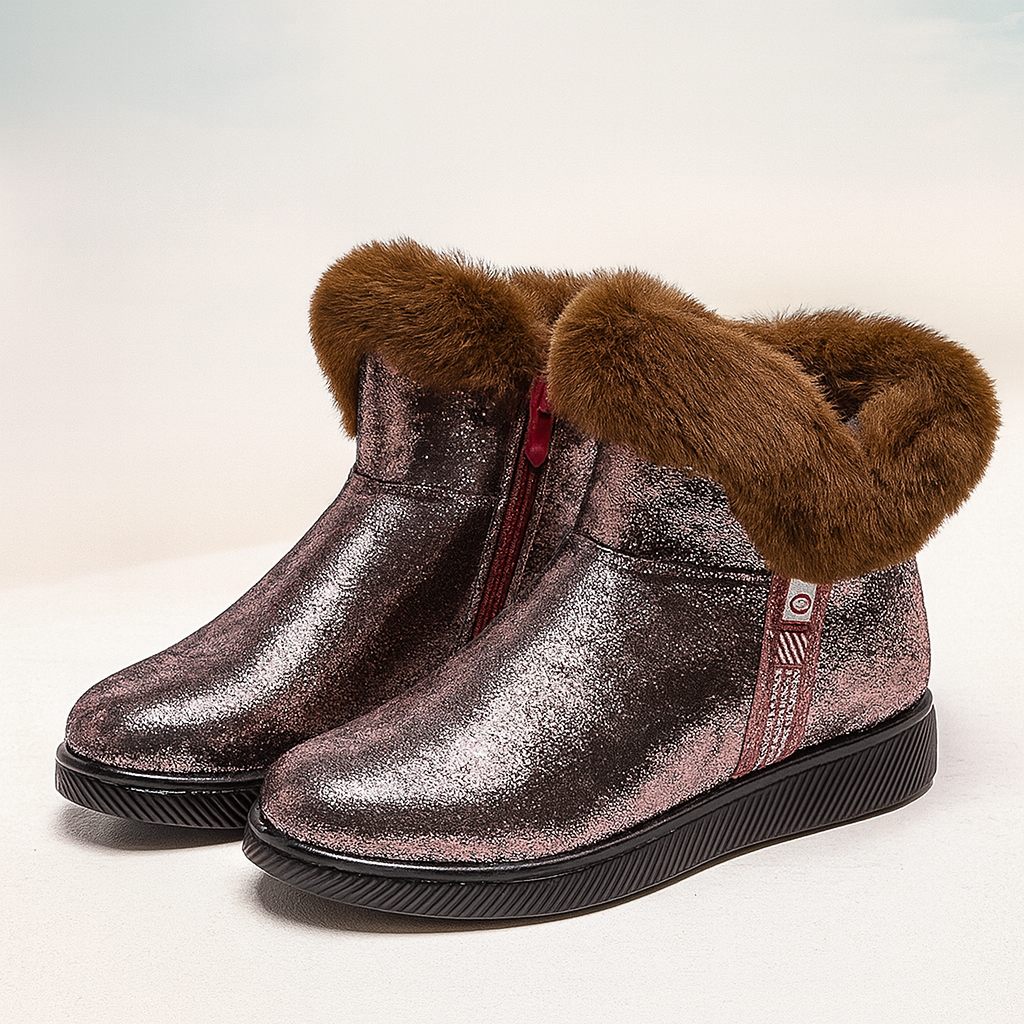 Botas Mujer Invierno Brillantes Glitter