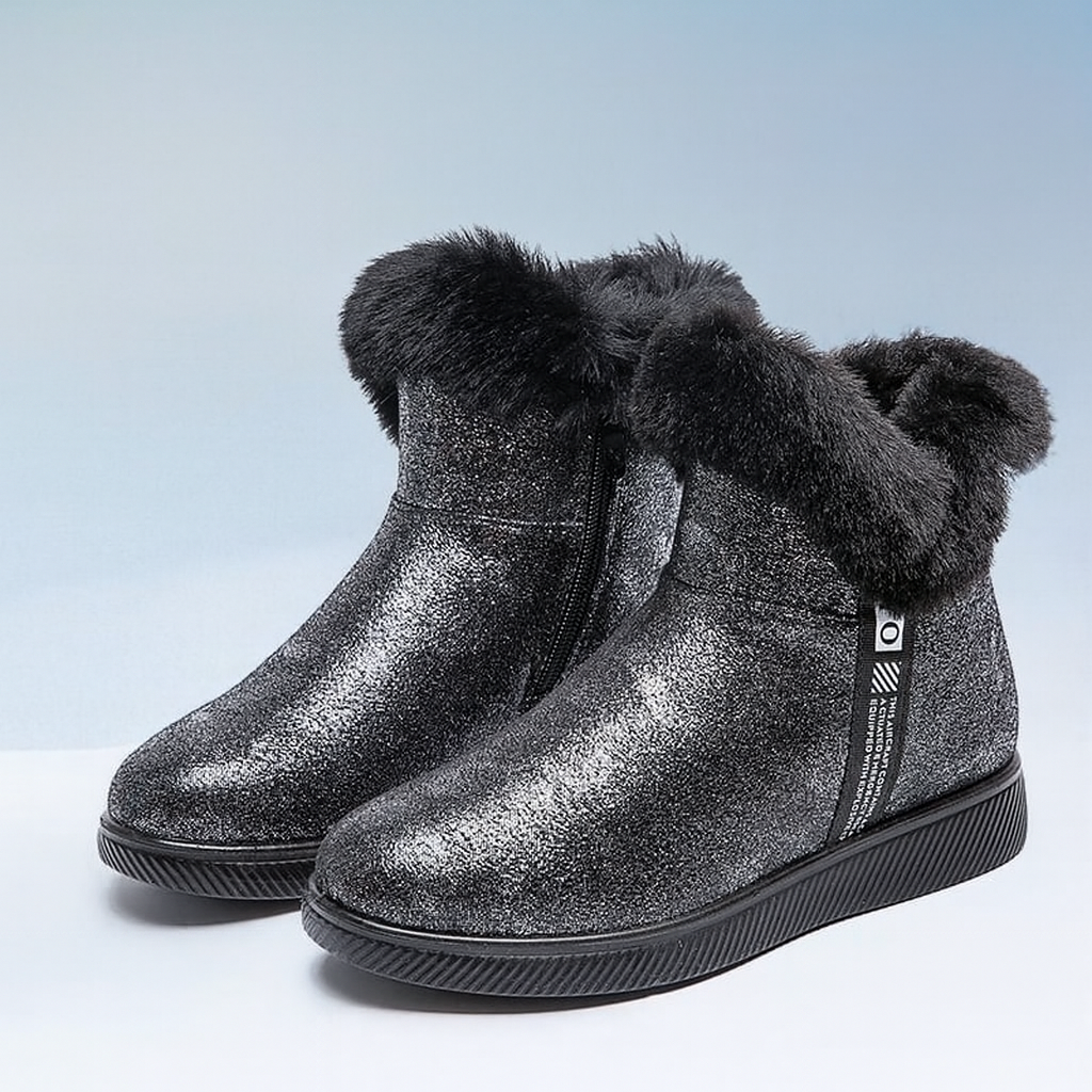 Botas Mujer Invierno Brillantes Glitter - Vestiria