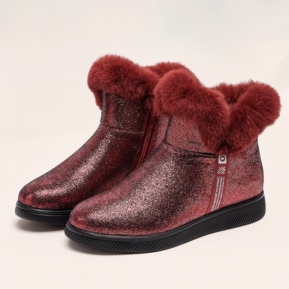 Botas Mujer Invierno Brillantes Glitter