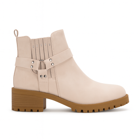 Botas Mujer Tacón Alto con Cierre Decorativo - Vestiria