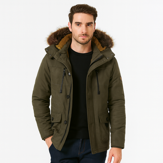 Chaquetón Acolchado Hombre con Capucha - Vestiria