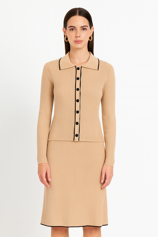 Falda Punto Mujer Estilo Clásico - Vestiria