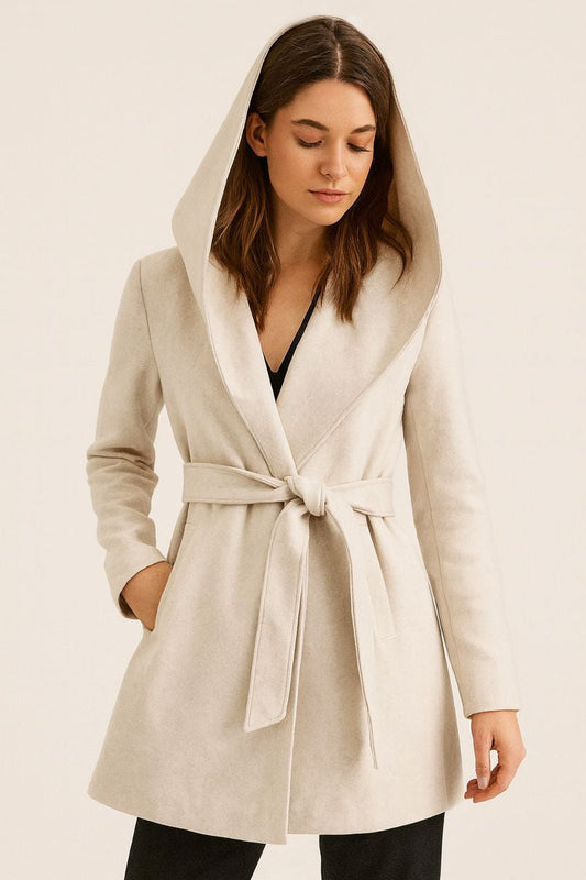 Chaquetón Mujer Capucha Acogedor Elenira - Vestiria