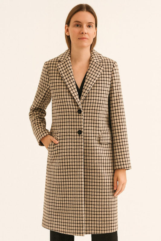 Chaquetón Mujer Lana Larga Cálido - Vestiria
