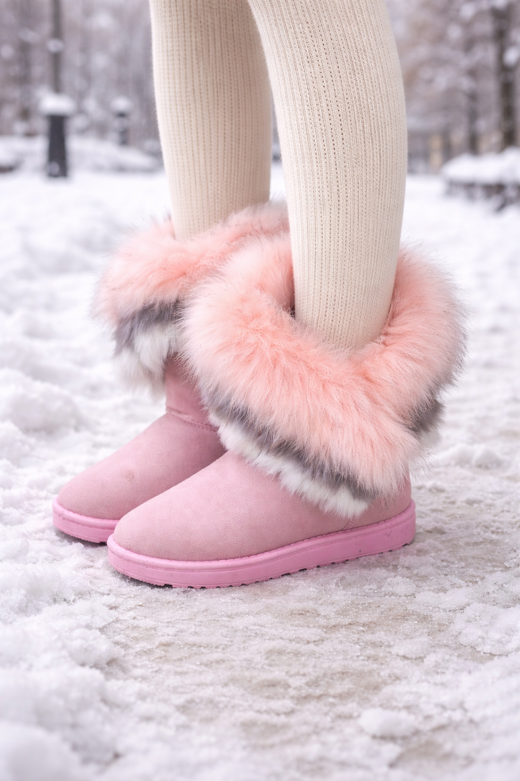 Botas de nieve mujer suaves y cálidas Yina - Vestiria