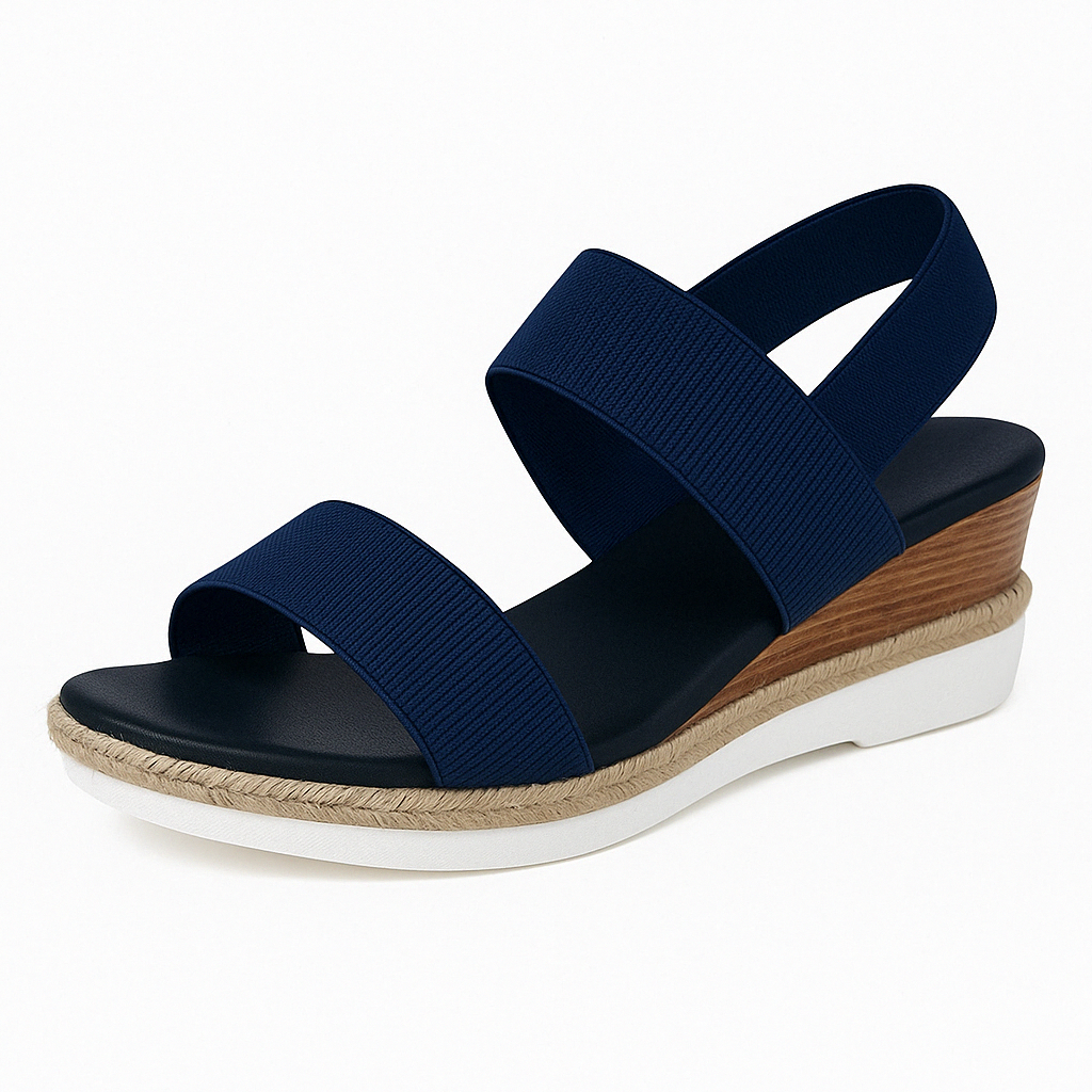 Sandalias Confortables con Correa Elástica Mujer - Vestiria