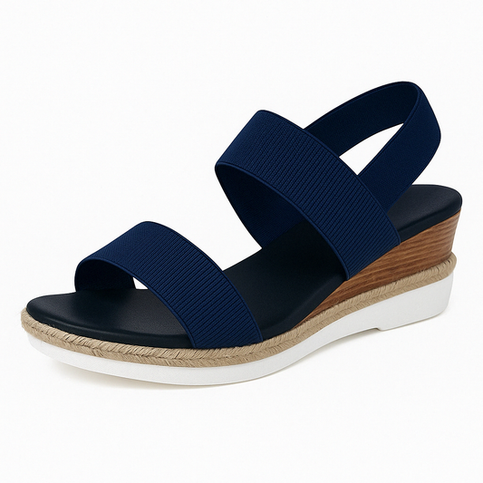 Sandalias Confortables con Correa Elástica Mujer - Vestiria
