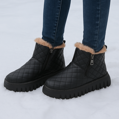 Botas acolchadas mujer abrigo cálido invernal - Vestiria
