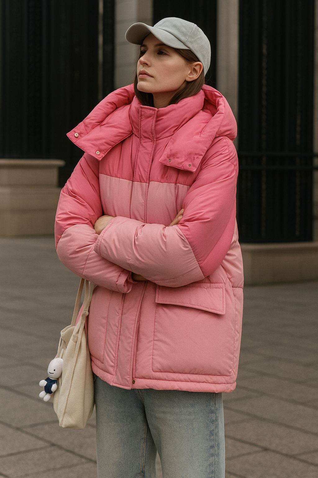 Chaqueta abrigo acolchada mujer cálido invierno - Vestiria