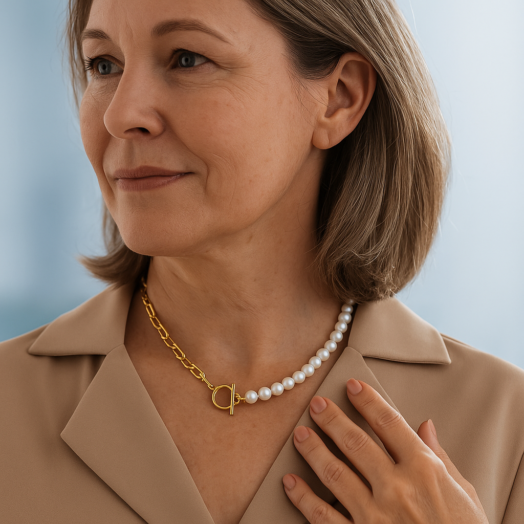 Collar Perlas Frescas Elegante - Vestiria