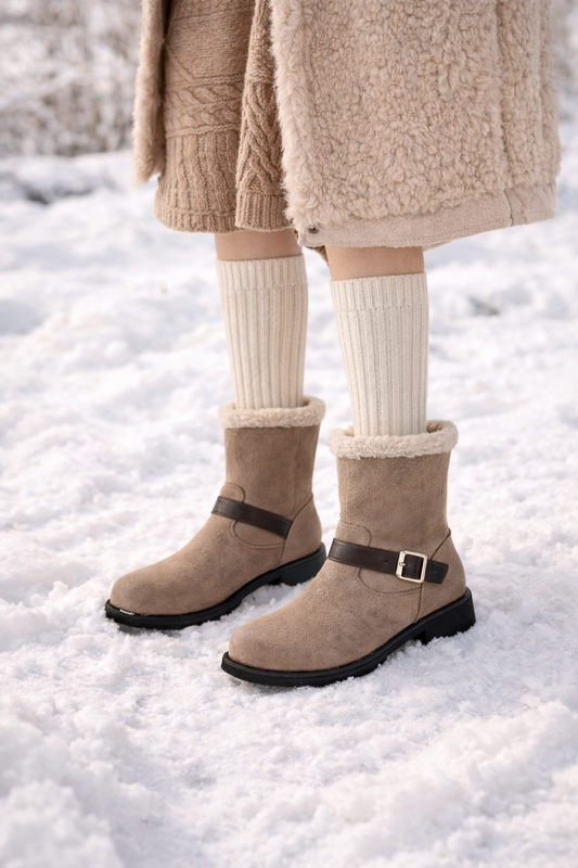 Botas Mujer Tobillo Cuero Elegantes Elvane - Vestiria