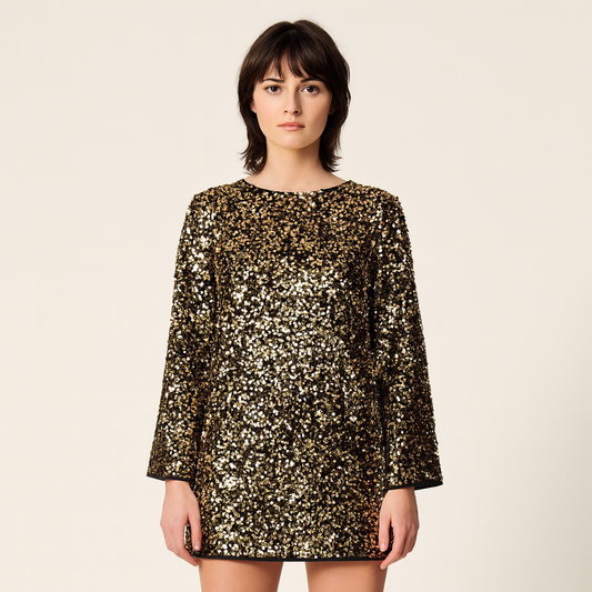 Vestido de Noche Brillante Mujer Estilo Relajado - Vestiria
