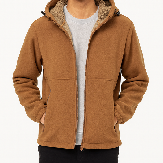 Chaqueta Hombre Piel Sintética Cálida - Vestiria
