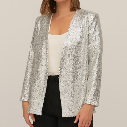 Chaquetilla de Purpurina Glamurosa Mujer - Vestiria