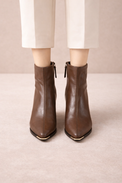 Botas Mujer Tobillo Puntera Elegantes
