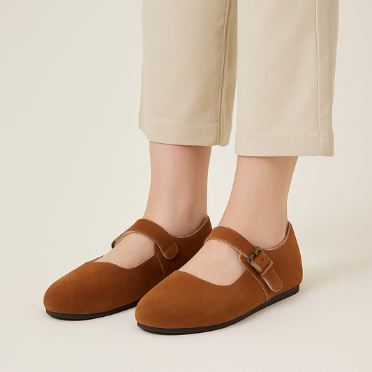 Zapatos bajos Mujer Ante Invierno Calientes - Vestiria