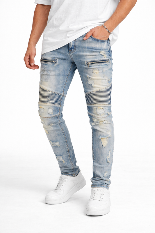 Pantalones vaquerospitillos ajustados hombre - Vestiria