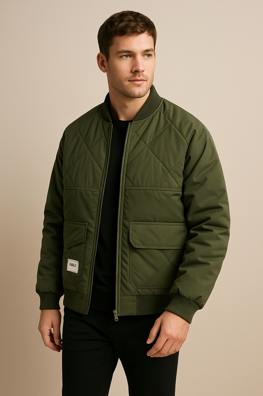 Chaqueta Hombre Acolchada Estilo Streetwear - Vestiria