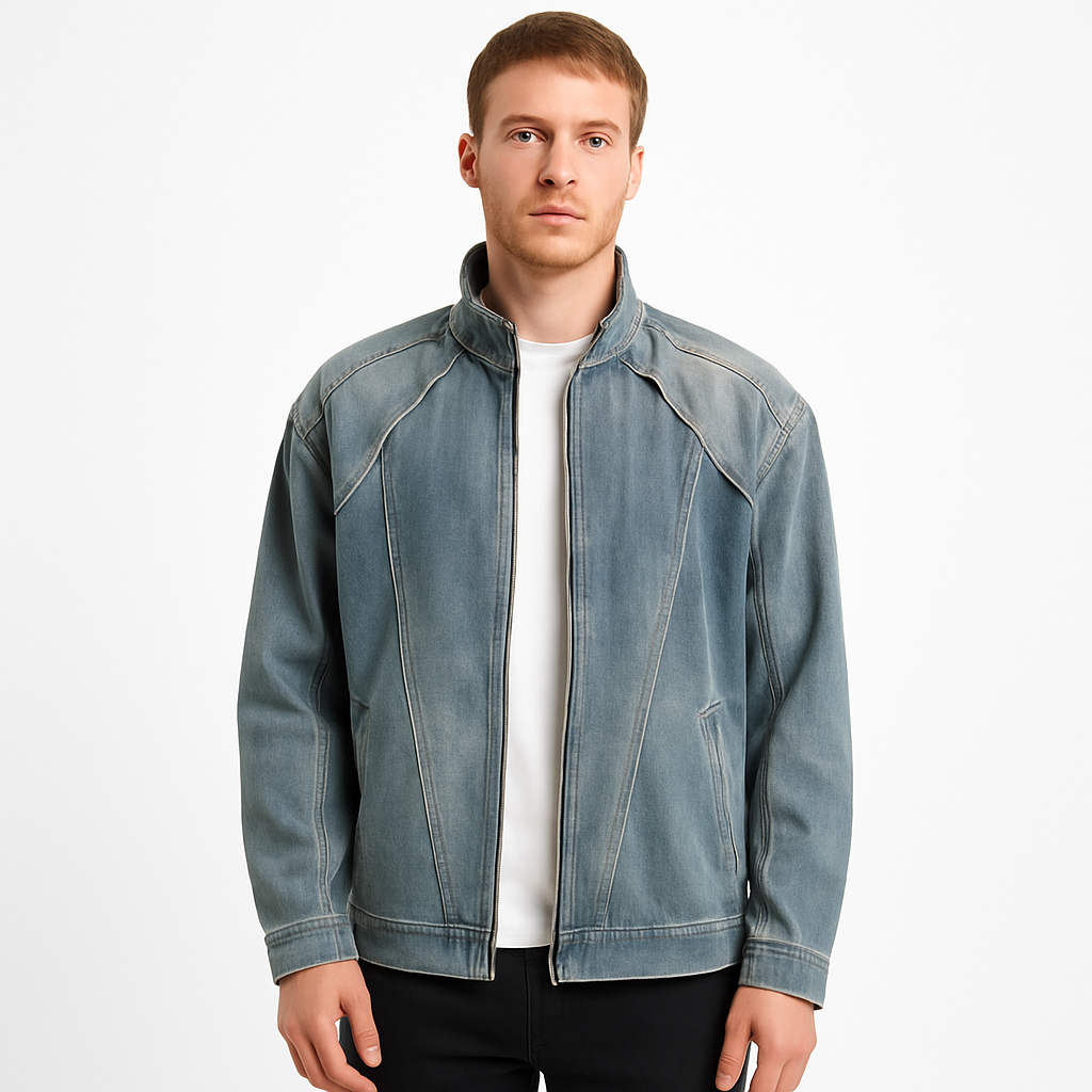 Chaqueta Hombre Jeans Desgastado - Vestiria