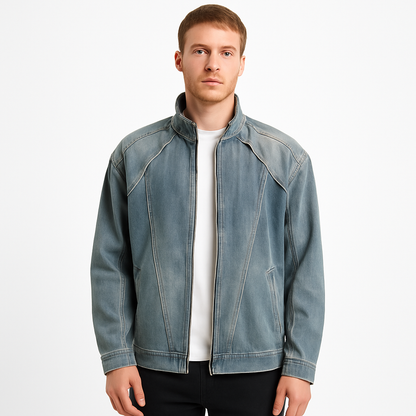 Chaqueta Hombre Jeans Desgastado - Vestiria