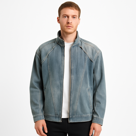 Chaqueta Hombre Jeans Desgastado - Vestiria