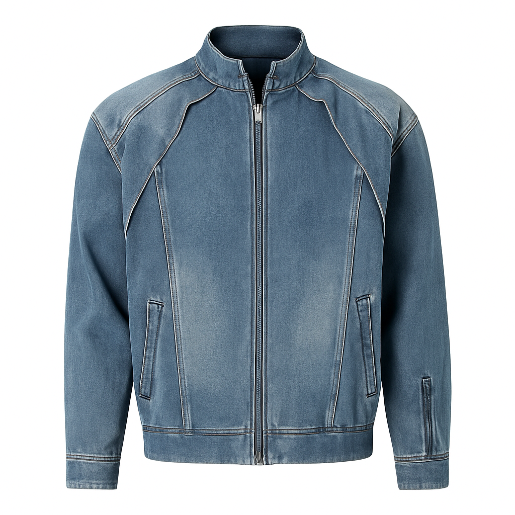 Chaqueta Hombre Jeans Desgastado