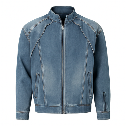 Chaqueta Hombre Jeans Desgastado
