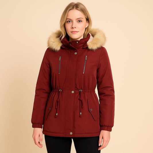 Chaquetón Mujer Capucha Aislante Calor Polar - Vestiria