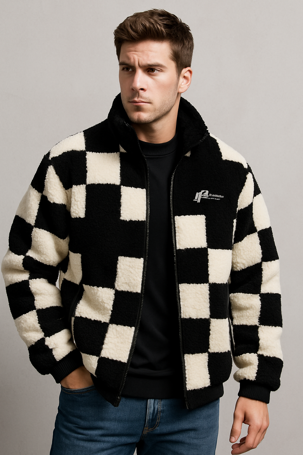 Chaqueta Hombre Piel Sintética Cálida Invierno - Vestiria