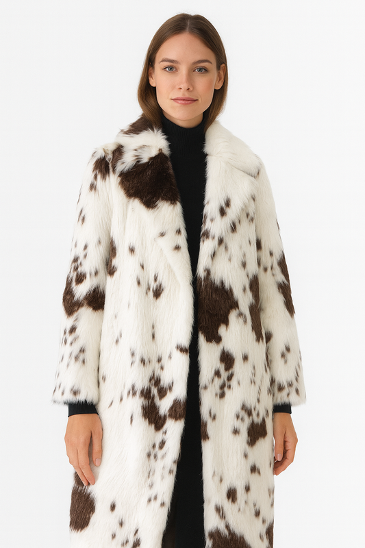 Chaquetón Mujer Estampado Texturizado Invierno - Vestiria