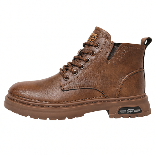 Botas de cuero informales para hombre - Vestiria