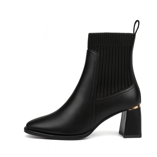 Botas Tacón Alto Elásticas Mujer - Vestiria