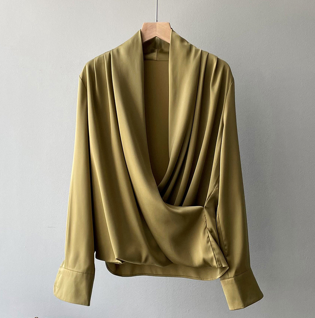Blusa Satinada Mujer Elegante