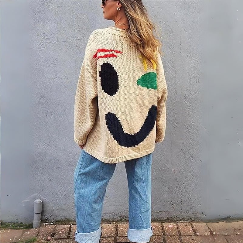 Sudadera Grande sonriente de Punto Gordo - Vestiria