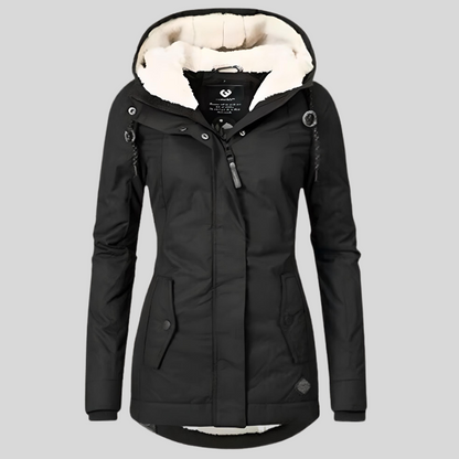 Chaqueta de Mujer Impermeable con Capucha Ligera