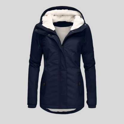 Chaqueta de Mujer Impermeable con Capucha Ligera