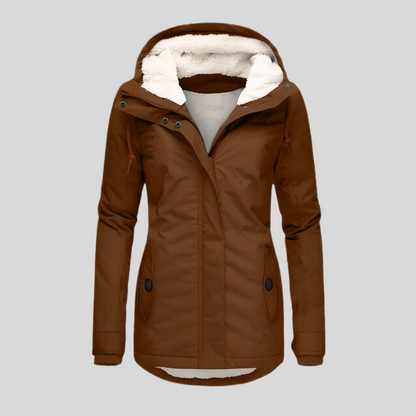 Chaqueta de Mujer Impermeable con Capucha Ligera