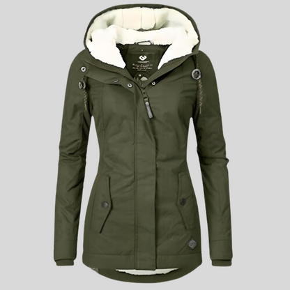 Chaqueta de Mujer Impermeable con Capucha Ligera