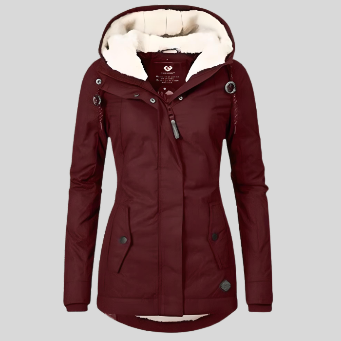 Chaqueta de Mujer Impermeable con Capucha Ligera