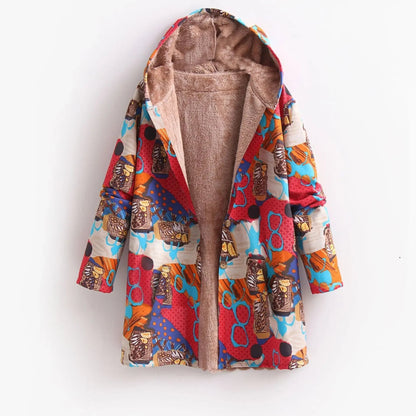 Chaqueta polar mujer colorida y divertida