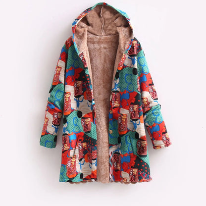 Chaqueta polar mujer colorida y divertida