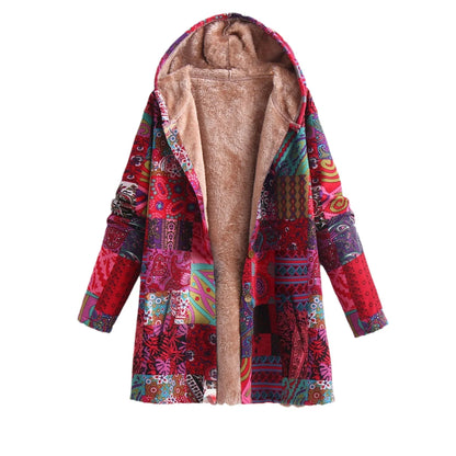 Chaqueta polar mujer colorida y divertida