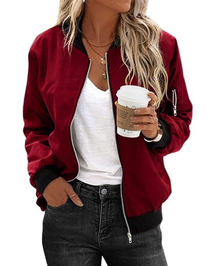 Chaquetilla Deportiva Mujer Cremallera Clásica