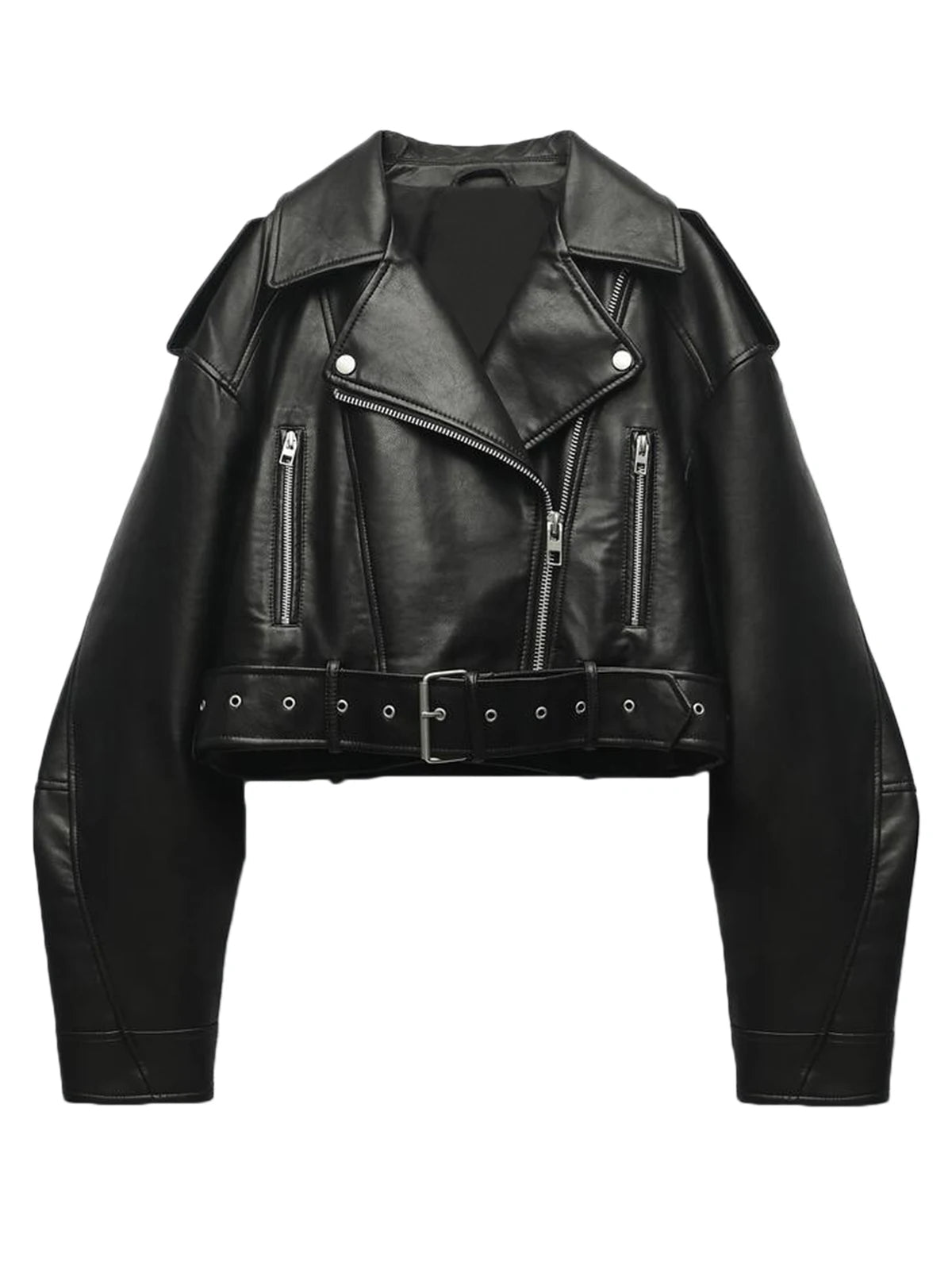 Chaqueta Mujer Piel Sintética Elegante Diseño Clásico - Vestiria