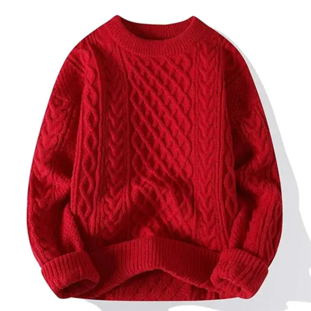 Sudadera de punto cálida hombre