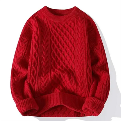 Sudadera de punto cálida hombre