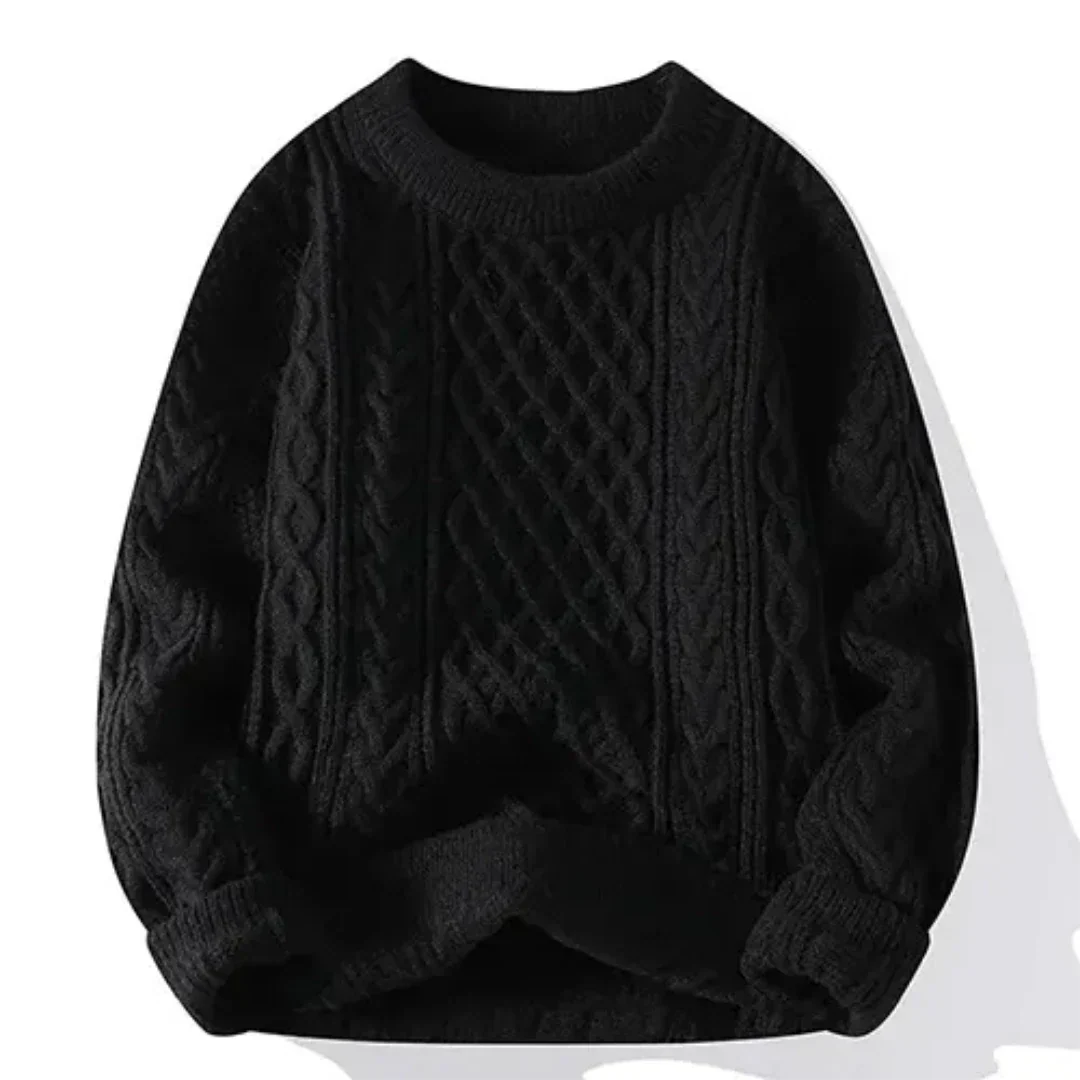 Sudadera de punto cálida hombre