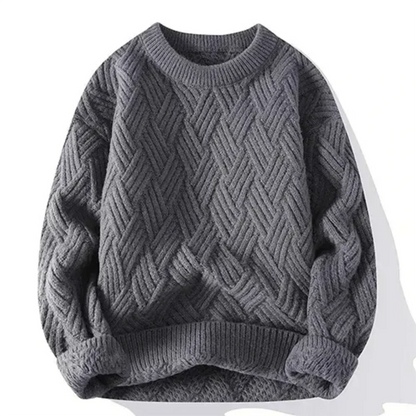 Sudadera de punto cálida hombre
