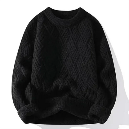 Sudadera de punto cálida hombre