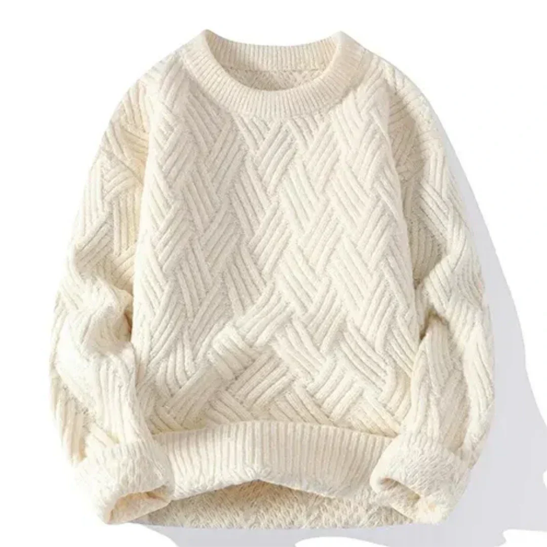 Sudadera de punto cálida hombre
